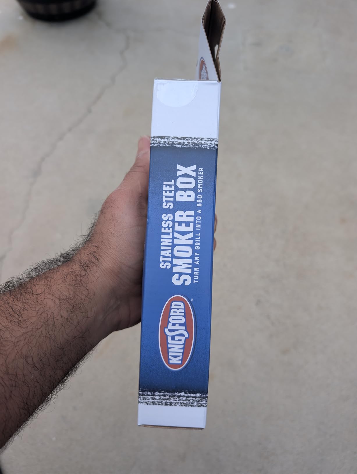Kingsford Stainless Steel Wood Chip Smoker Box, 9.05 x 3.74 x 1.57 in customer photo 1