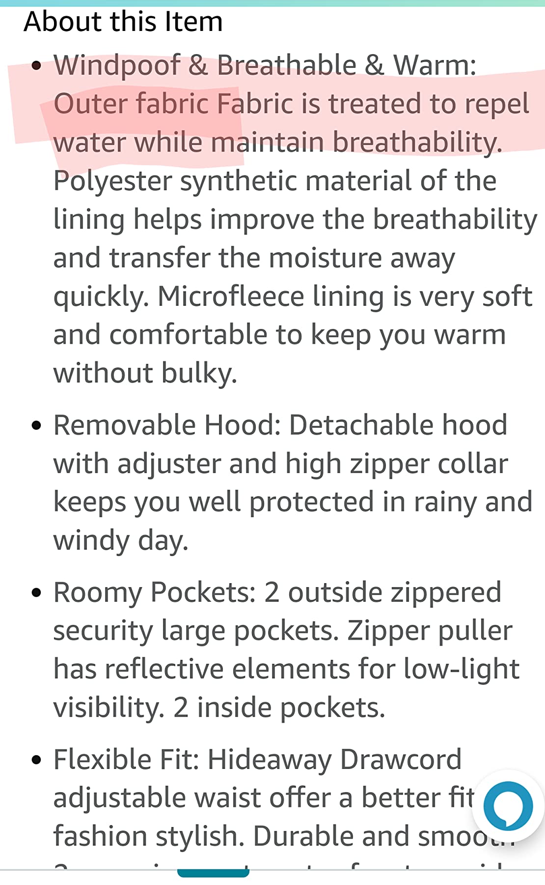 Outdoor Ventures Women's Softshell Jacket Waterproof Fleece Lined Raincoat customer photo 2