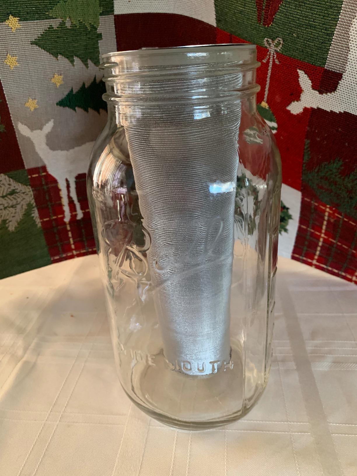 County Line Kitchen 64oz Cold Brew Coffee Maker with Leak Proof Lid - Gray | Glass Cold Brew Coffee Maker - Wide Mouth Mason Jar, Stainless Steel Filter & Leak-Proof Lid (64 oz) customer photo 2