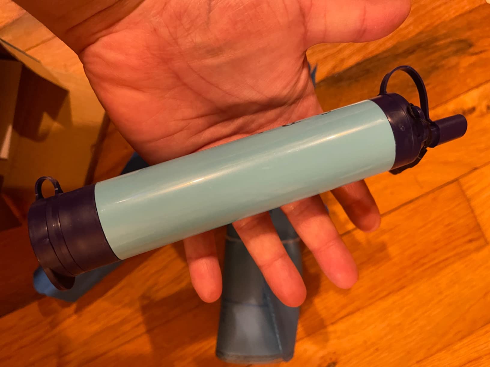 SimPure Portable Gravity-Fed Water Filter with 3L Bag | Gravity Water Purifier with Tree Strap, BPA Free Survival Gear and Equipment for Camping Hiking Emergency Preparedness customer photo 2