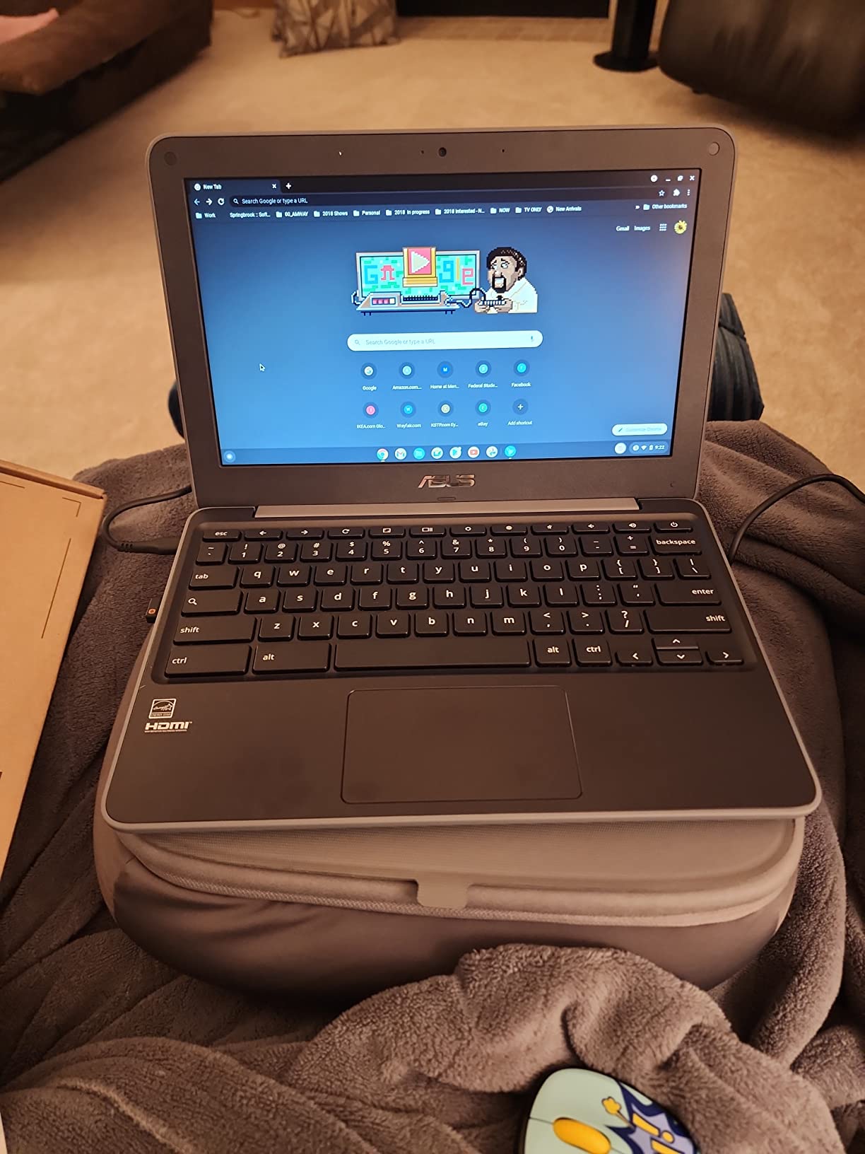 ASUS Chromebook C203XA Rugged & Spill Resistant Laptop, 11.6