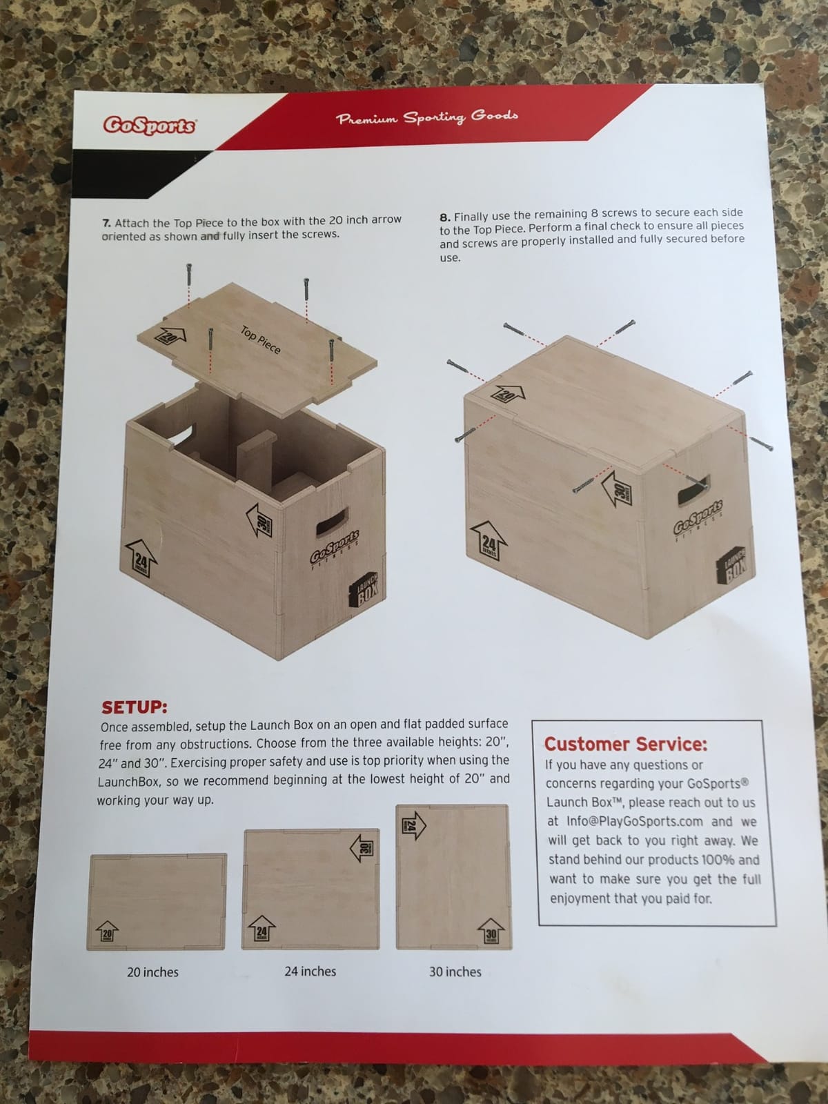 GoSports Fitness 3-in-1 Plyo Jump Box - Small, Standard, or XL - Launch Box Exercises for All Skill Levels customer photo 1