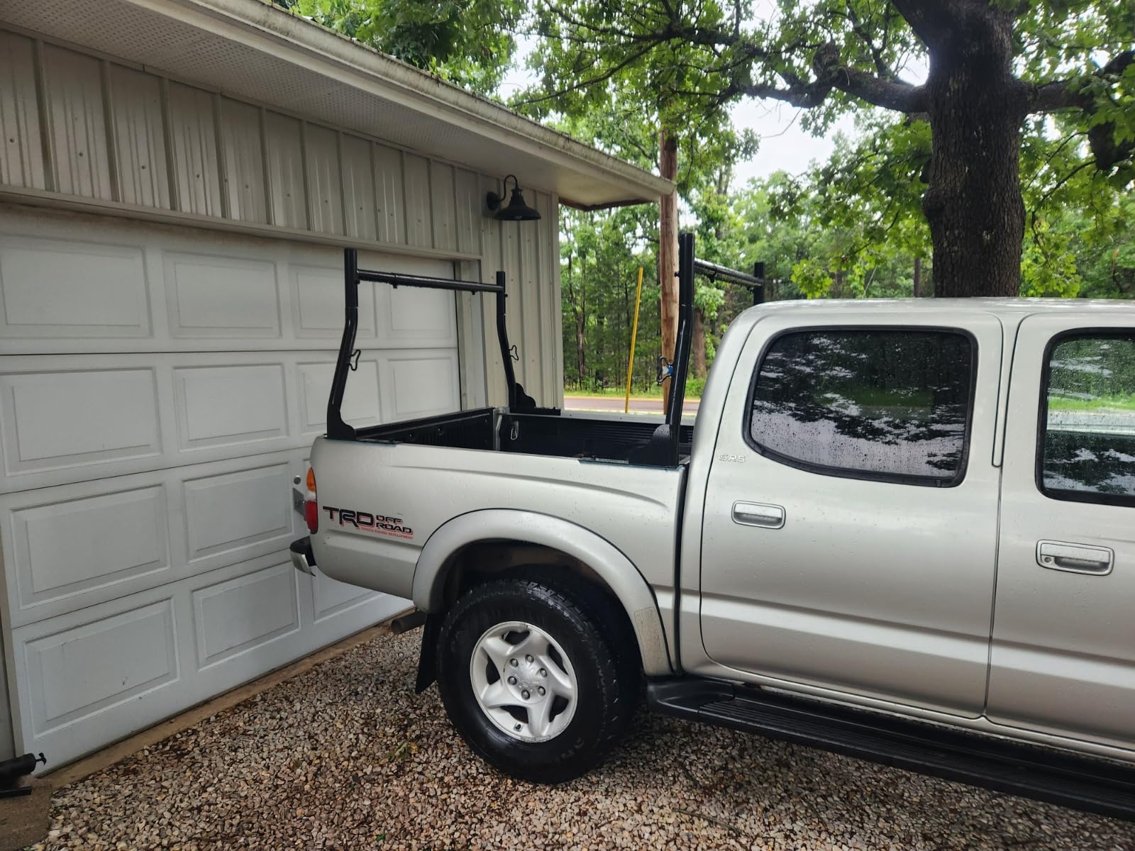 Model X31 800Ibs Capacity Extendable Steel Pick-Up Truck Ladder Rack Two-bar Set - Black customer photo 1