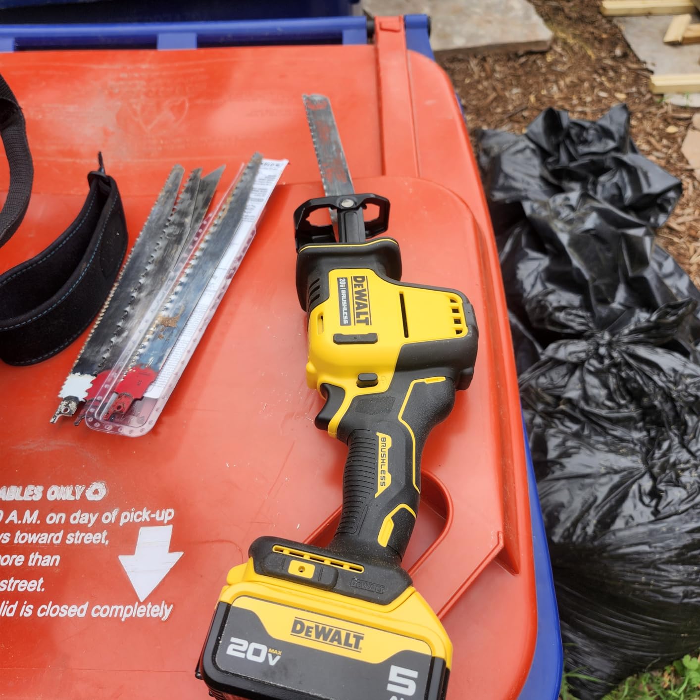 DEWALT ATOMIC 20V MAX* Reciprocating Saw, One-Handed, Cordless, Tool Only (DCS369B) customer photo 2