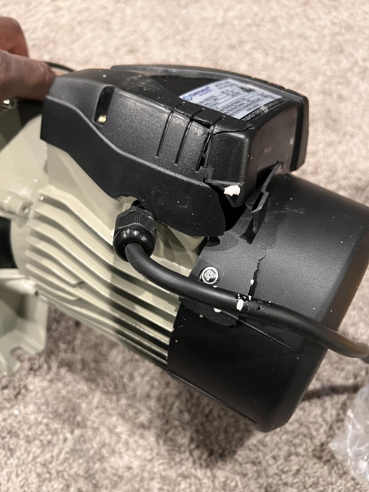 3/4 HP Water Pressure Booster Pump 110V Inline Water Transfer Pump Automatic Self Priming Irrigation Pump Shallow Well Jet Pump Household Booster Pump customer photo 2