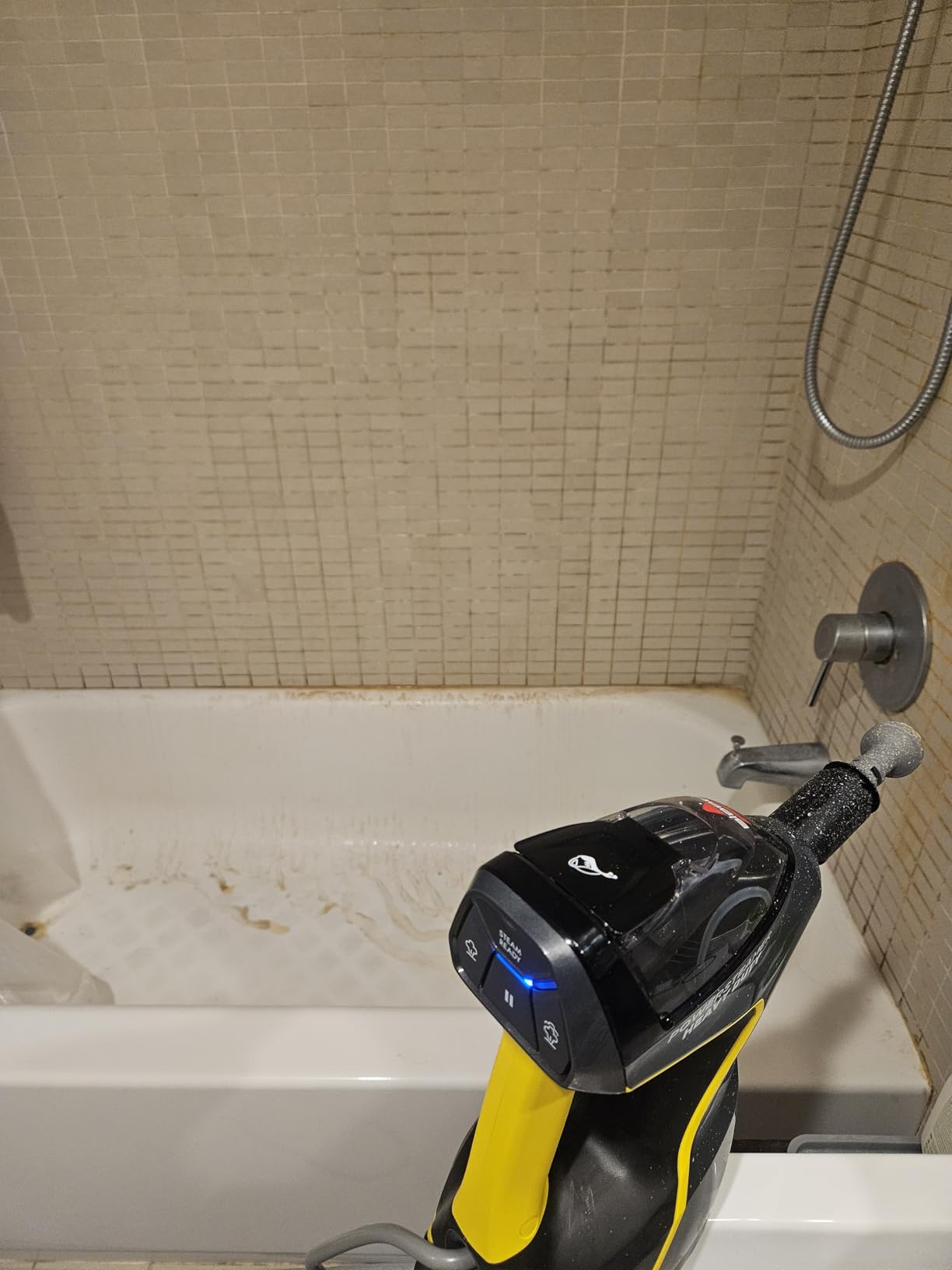 BISSELL PowerSteamer Heavy Duty 3-in-1 Steam Mop, 2685A | Handheld SteamShot for versatility; works indoor & outdoor; 3-in-1 heavy duty steam cleaning customer photo 2