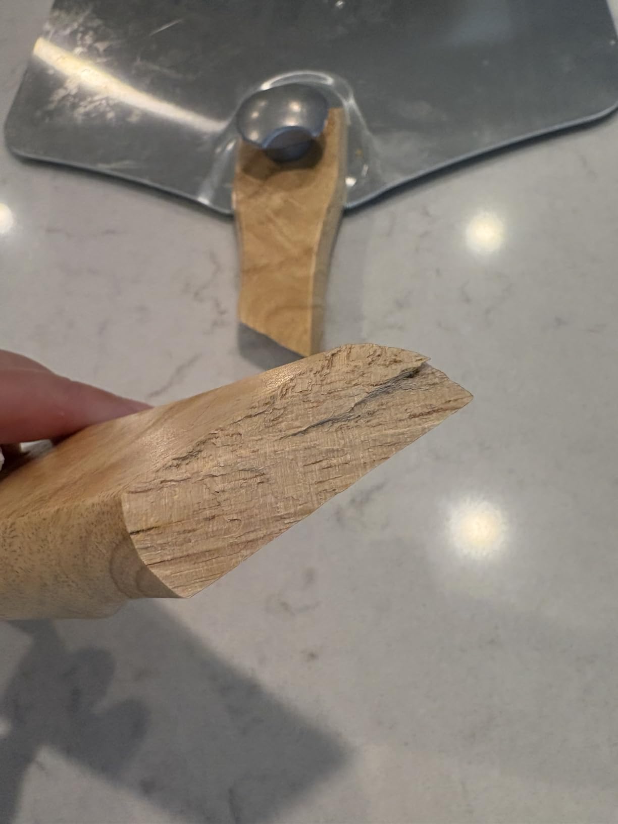 Aluminum Pizza Peel Metal - 12 x 14 Inch. Pizza Spatula for Oven with Foldable Wood Handle. Pizza Oven Accessories Tools. Turning Peel, Bread, Pastry, Dough, Cake Spatula customer photo 1