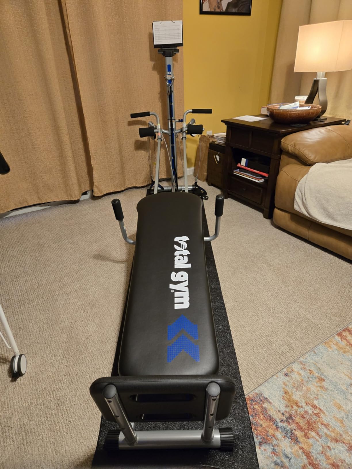 TOTAL GYM APEX G3, Slim-Frame Incline Bodyweight Training Home Exercise Machine, w/ 8 Levels of Resistance, Squat Stand, & Basic Accessory Set customer photo 1