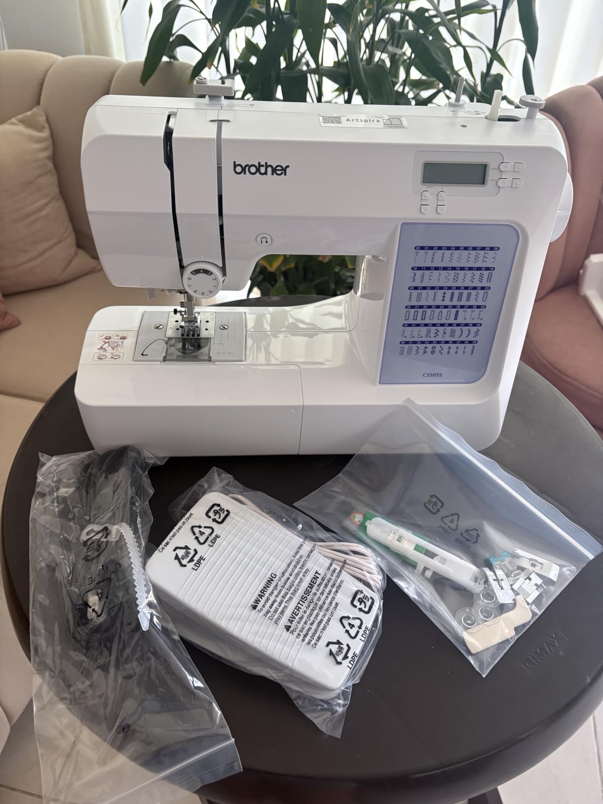 Brother CS5055 Computerized Sewing Machine with LCD Display customer photo 1