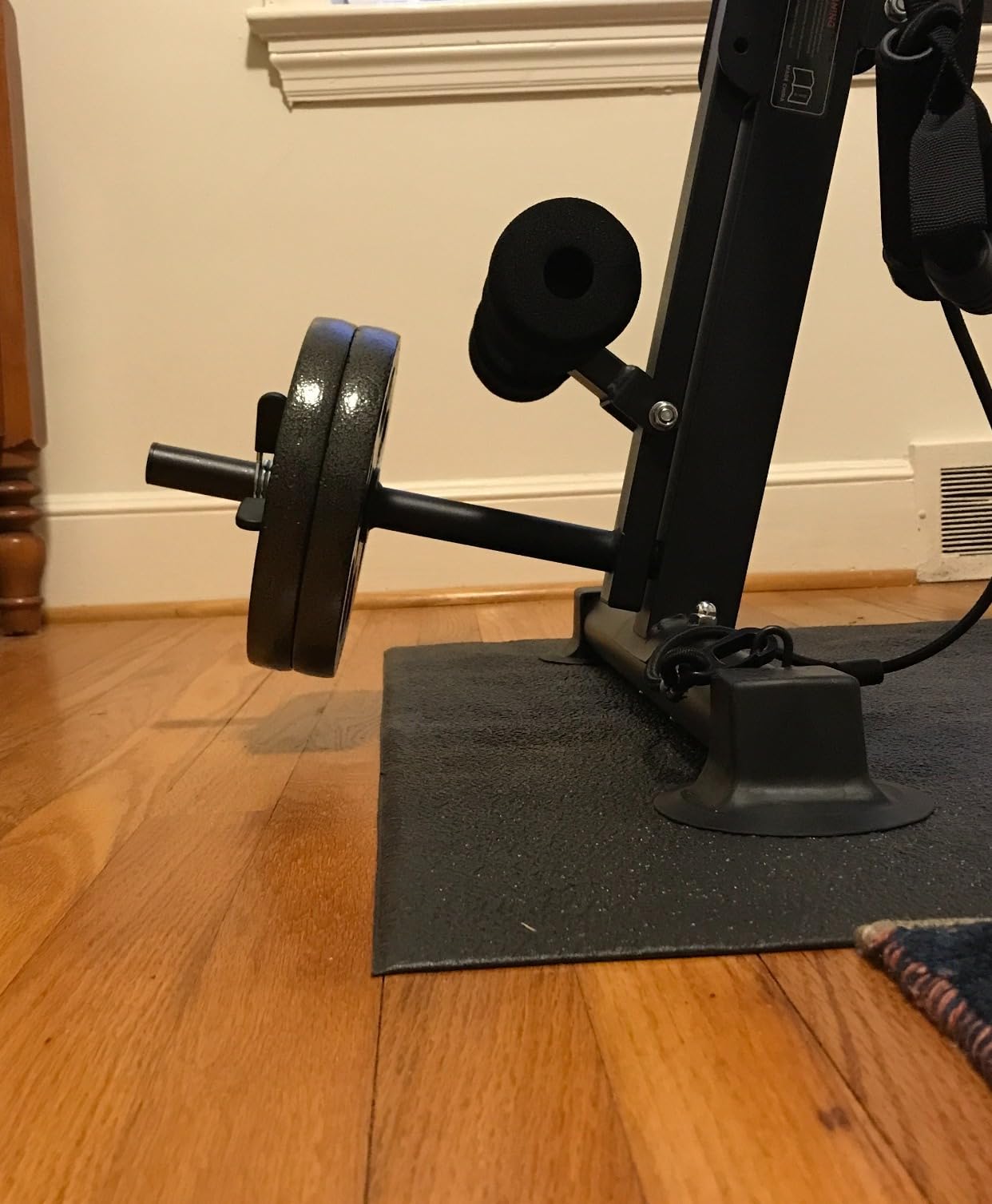 K KiNGKANG Adjustable Weight Bench, Foldable Home Gym, 1050lbs Capacity customer photo 1