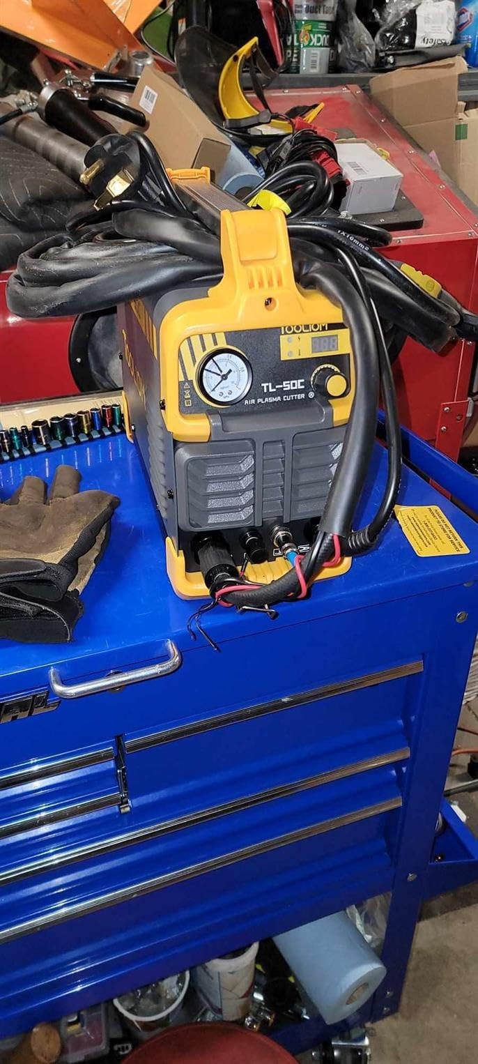 TOOLIOM 50A Non-Touch Pilot Arc Plasma Cutter, Dual Voltage 110/220V customer photo 1