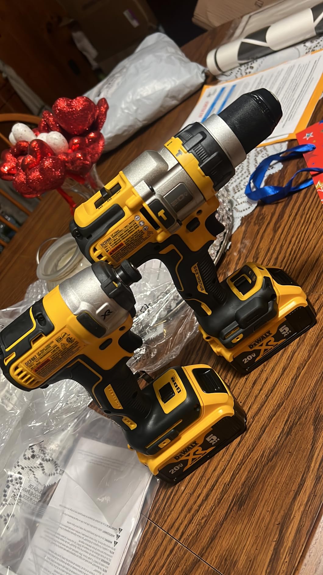 DEWALT FLEXVOLT ADVANTAGE 20V MAX* Combo Kit with Hammer Drill & Impact Driver, 5.0-Ah, 2-Tool (DCK2100P2) customer photo 1