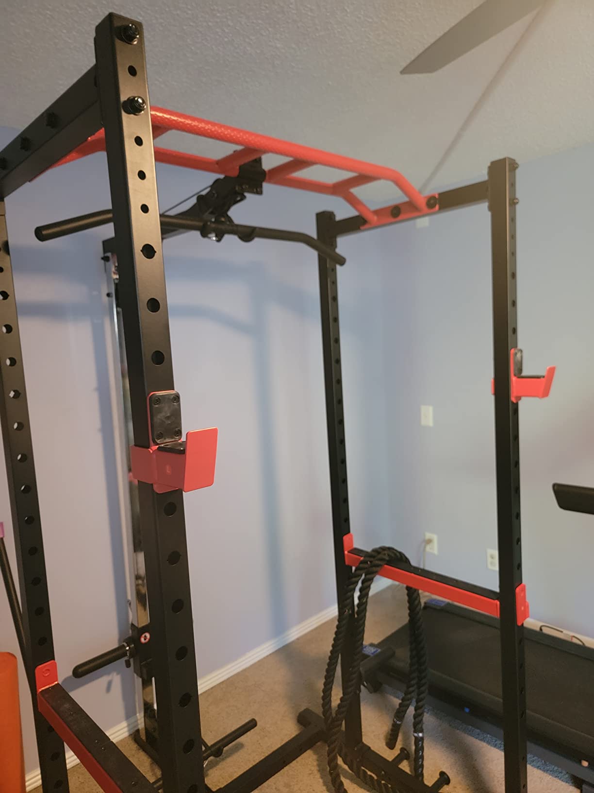 Sunny Health & Fitness LAT Pull Down Pulley System for Power Racks customer photo 2