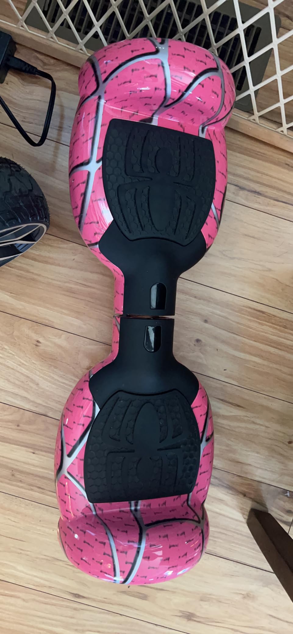 Spider-Pattern Hover Board, with Bluetooth Speaker & LED Lights | for Kids ages 6-12 and Adults, Non-Slip Footpads, UL2272 Safety Certified, (Red) customer photo 2