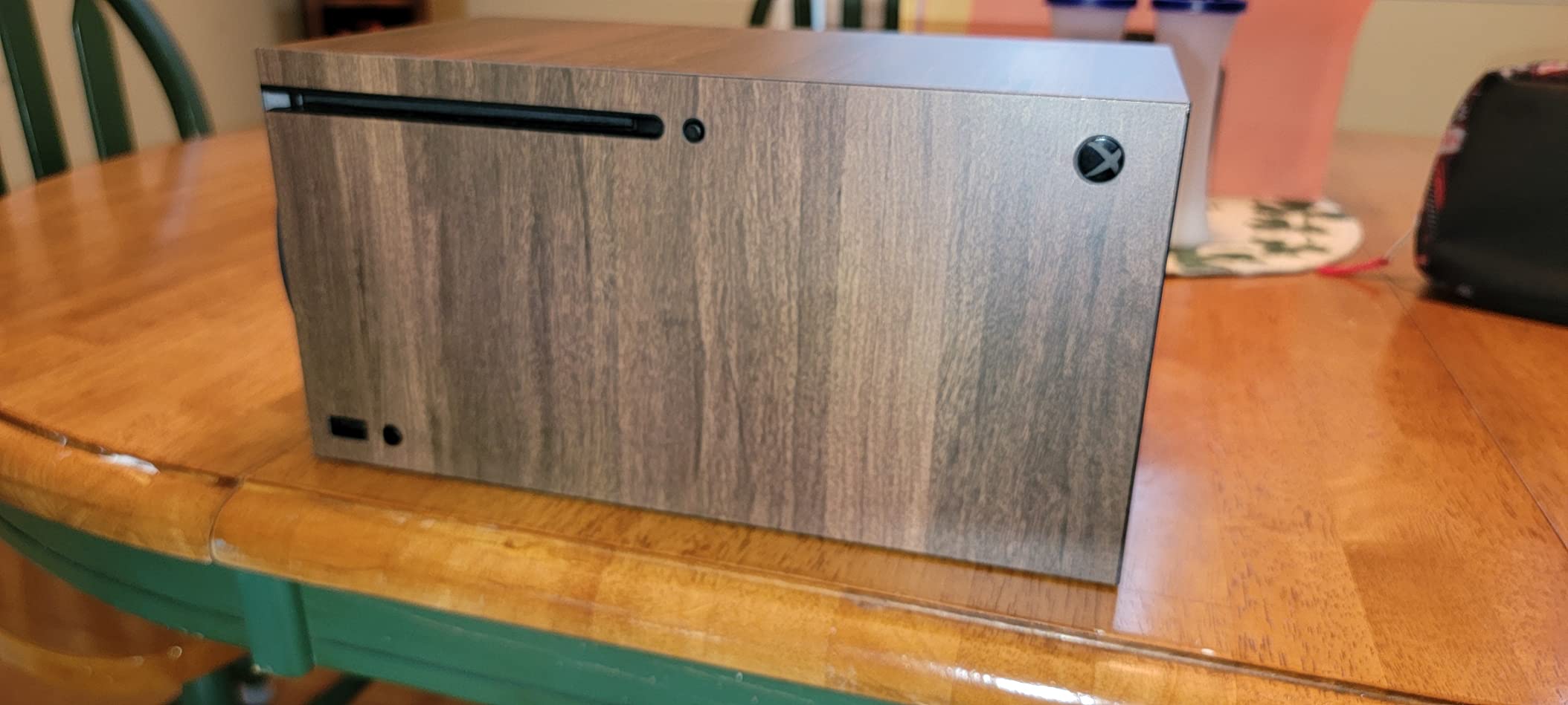 Skinit Decal Gaming Skin Compatible with Xbox Series X Console - Kona Wood Design customer photo 2
