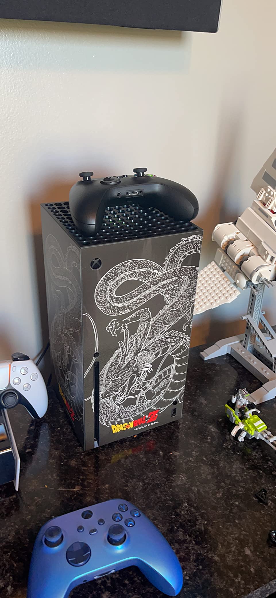 Skinit Decal Gaming Skin Compatible with Xbox Series X Console - Officially Licensed Dragon Ball Z Negative Shenron Design customer photo 1