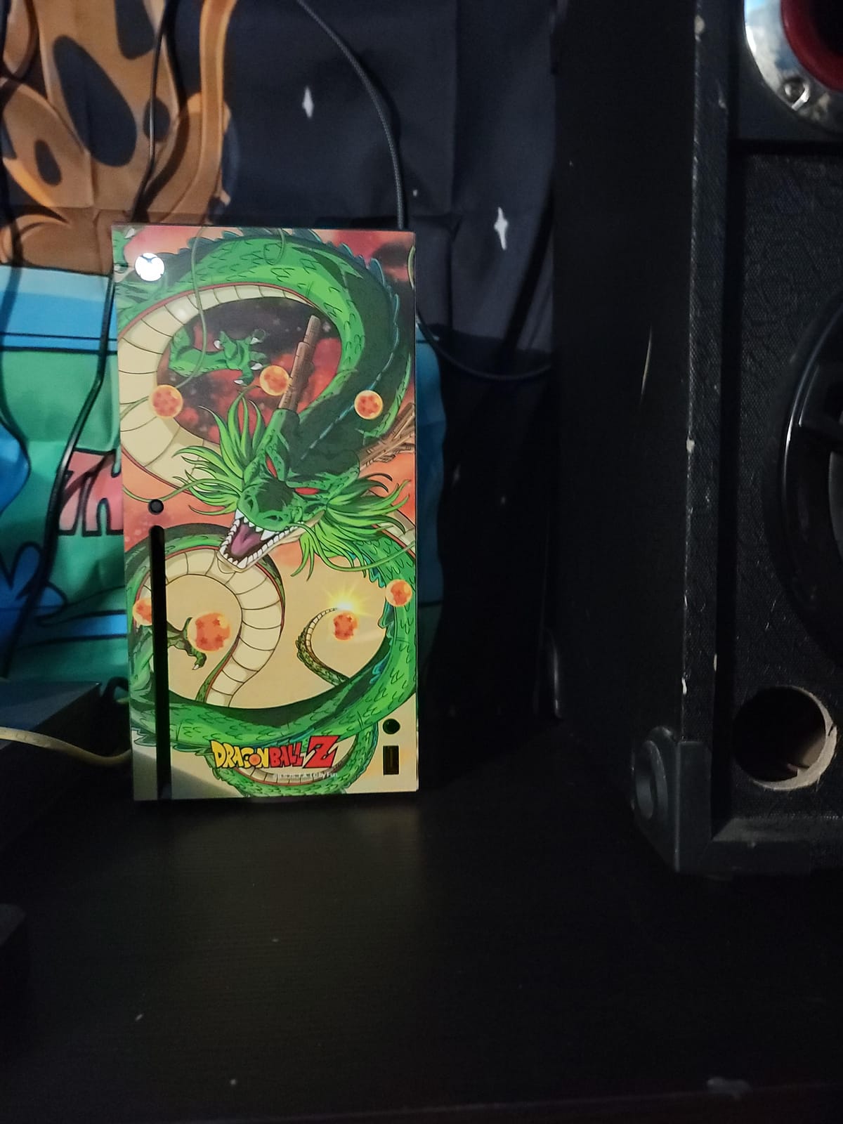 Skinit Decal Gaming Skin Compatible with Xbox Series X Console - Officially Licensed Dragon Ball Z Negative Shenron Design customer photo 2