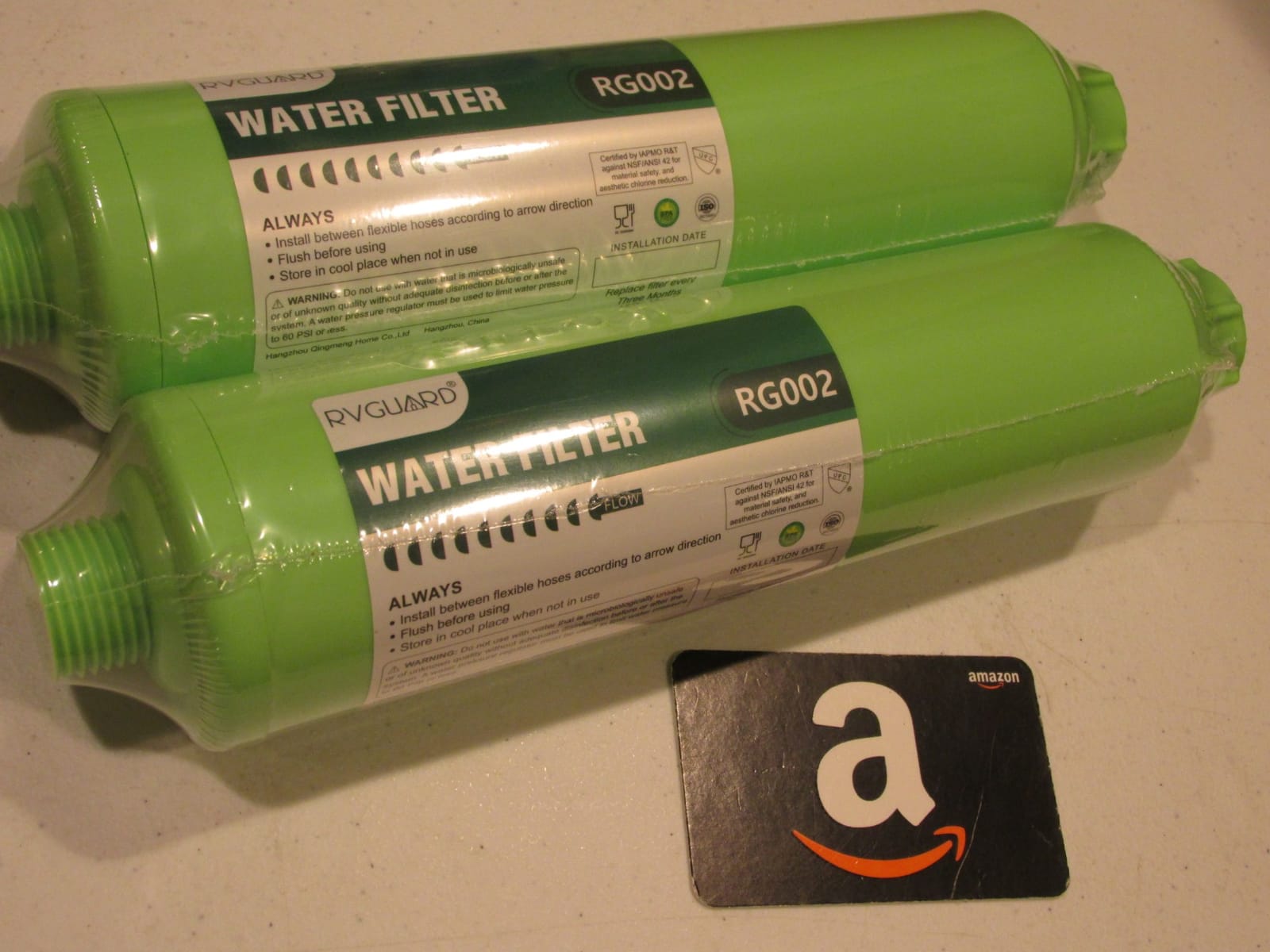 RVGUARD Inline RV Water Filter, 4 Pack customer photo 2