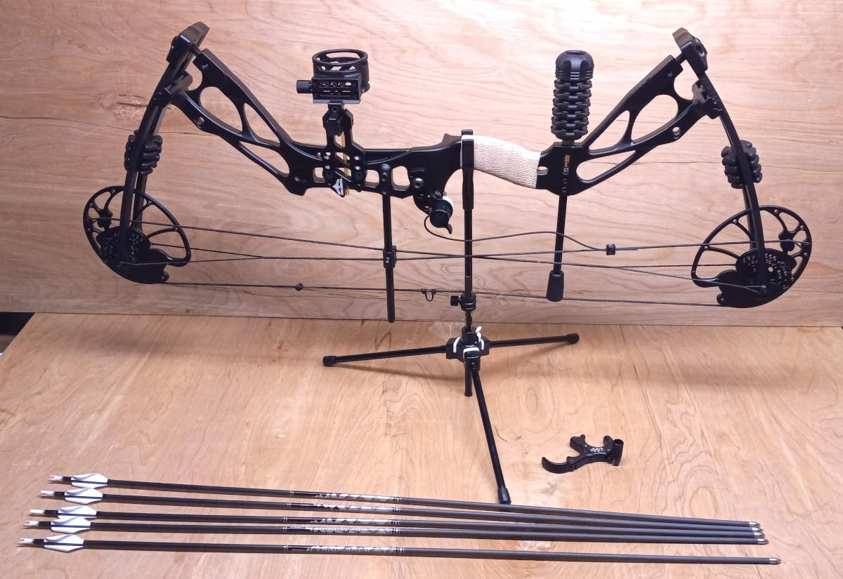 Sanlida Archery Dragon X8 RTH Compound Bow Package for Adults and Teens,18”-31” Draw Length,0-70 Lbs Draw Weight,up to IBO 310 fps,No Bow Press Needed,Limited Life-time Warranty,RH Only customer photo 2