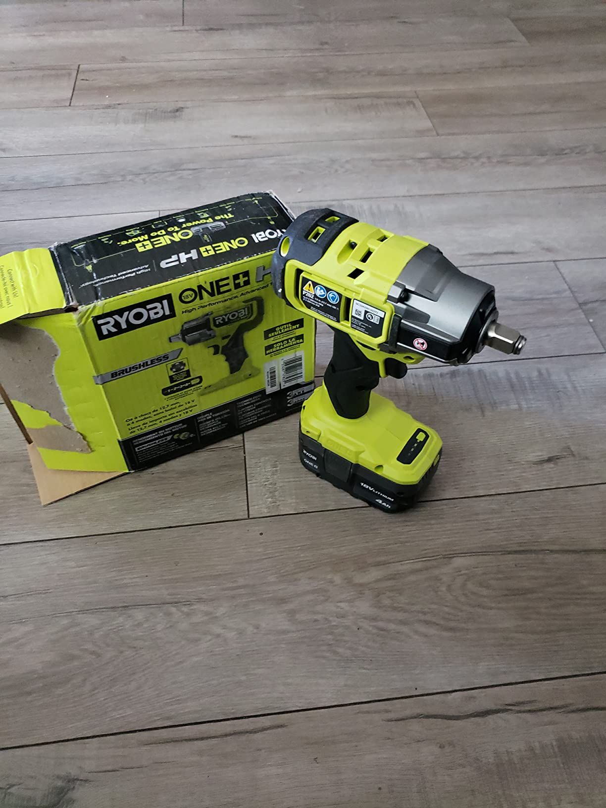 ONEAND HP 18V BRUSHLESS Cordless 4-Mode 1/2 in. Impact Wrench Tool ONLY customer photo 1