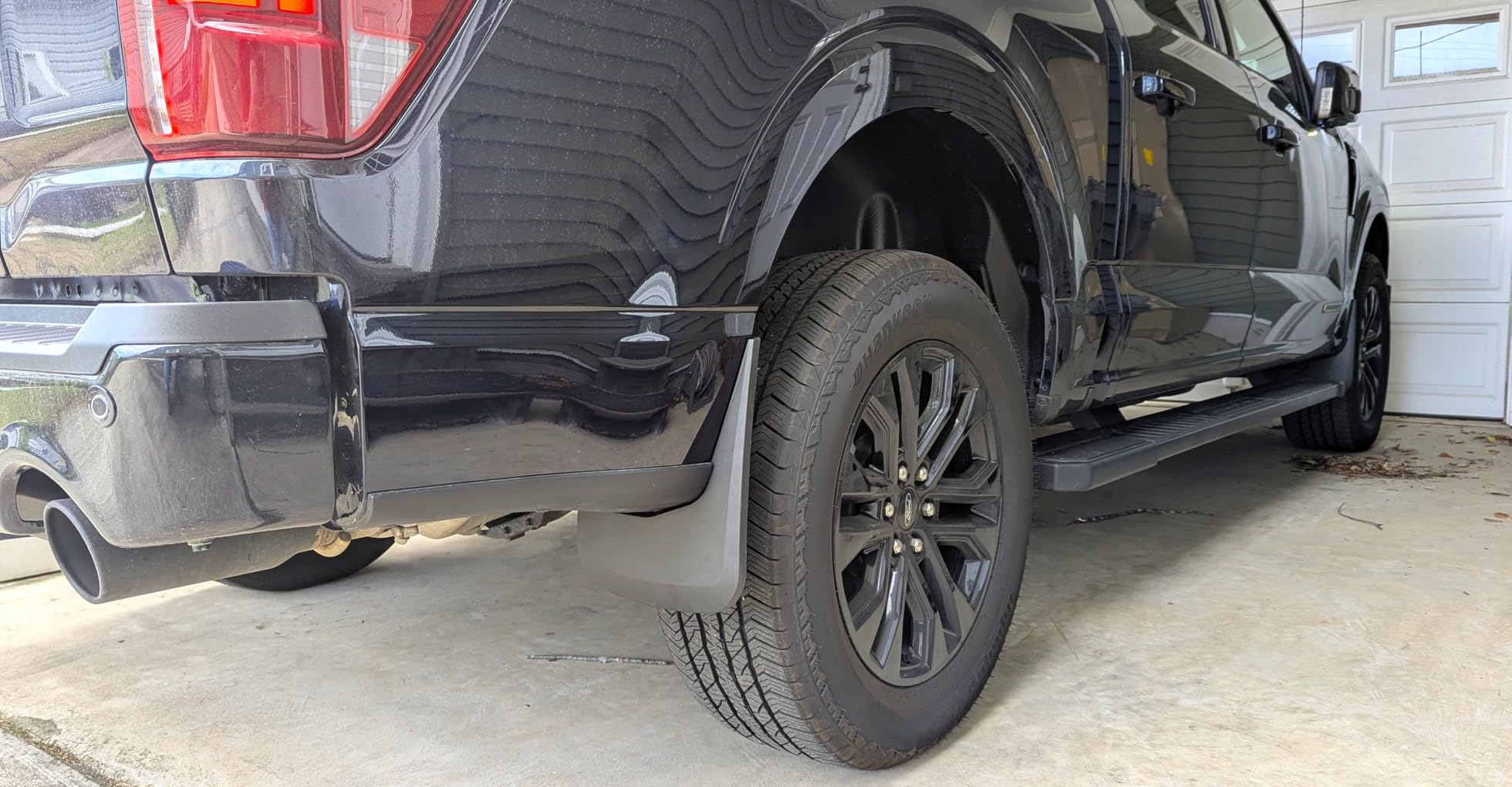 Husky Liners — Front & Rear Mud Guards | Fits 2021-2024 Ford F-150 (Excludes Raptor Models), Front and Rear - Black, 4 Pc. | 58526 - Black, 4 Pc | 58526 customer photo 2