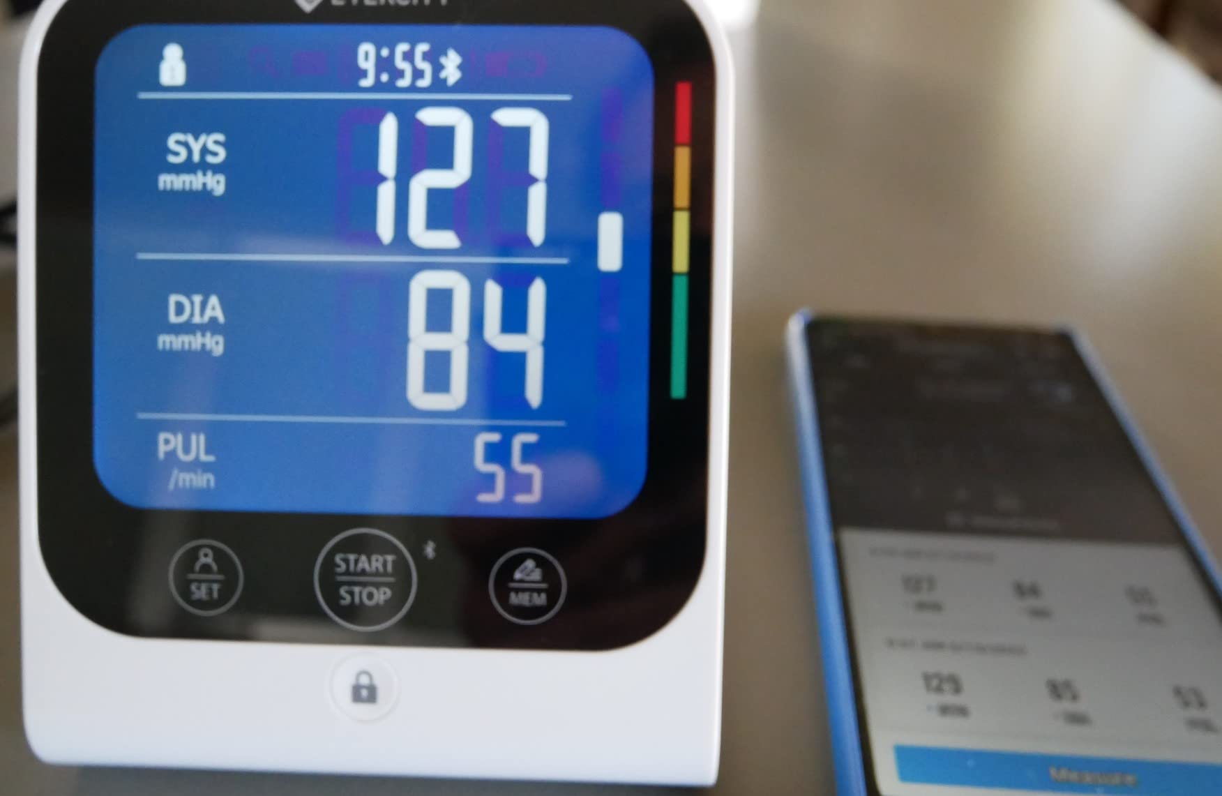 Etekcity Bluetooth Blood Pressure Monitor for Home Use, Upper Arm, FSA | HSA Eligible, Wide Cuff 8.6