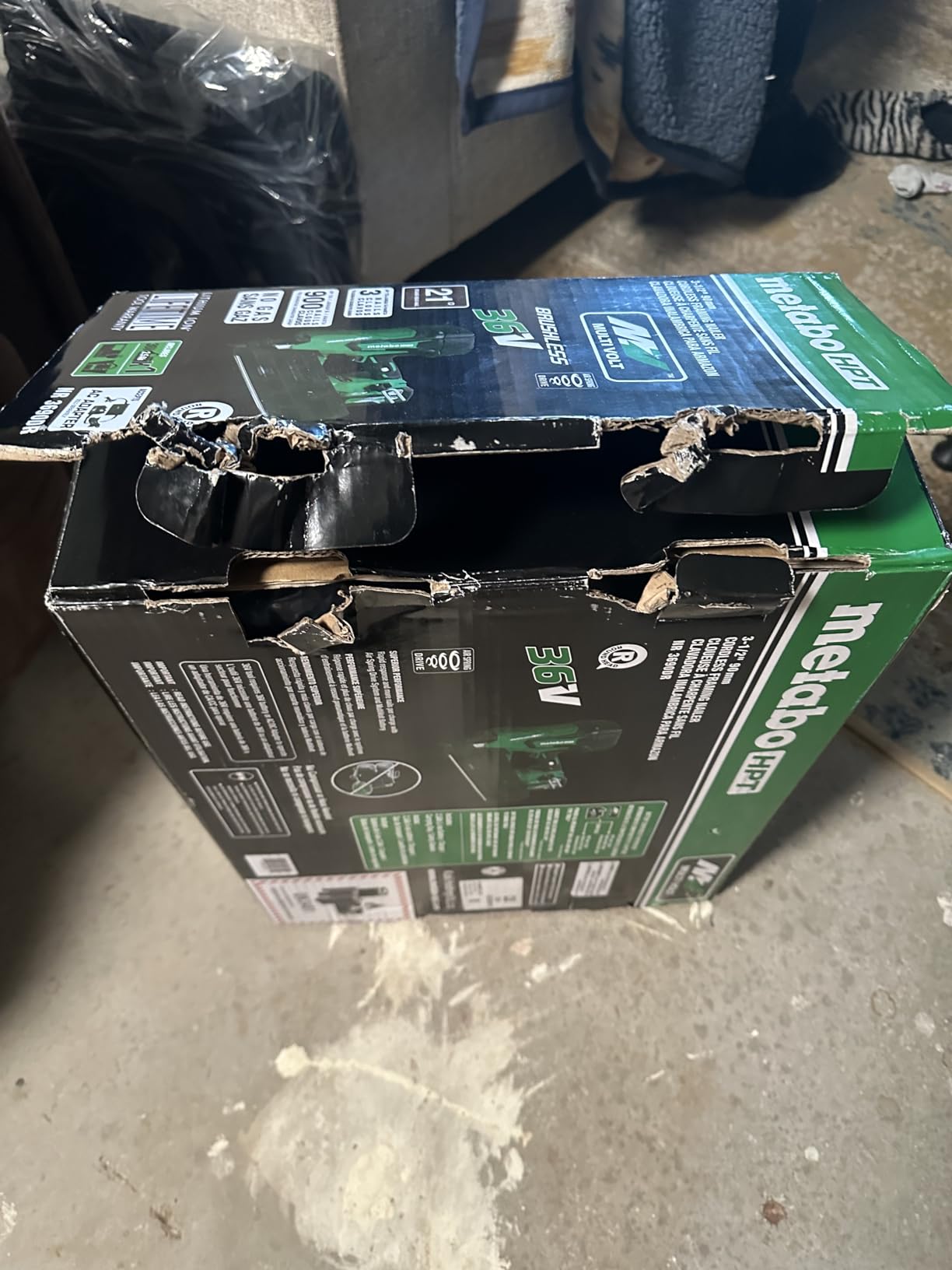 Metabo HPT Cordless Framing Nailer, 36V MultiVolt, NR3690DR customer photo 1