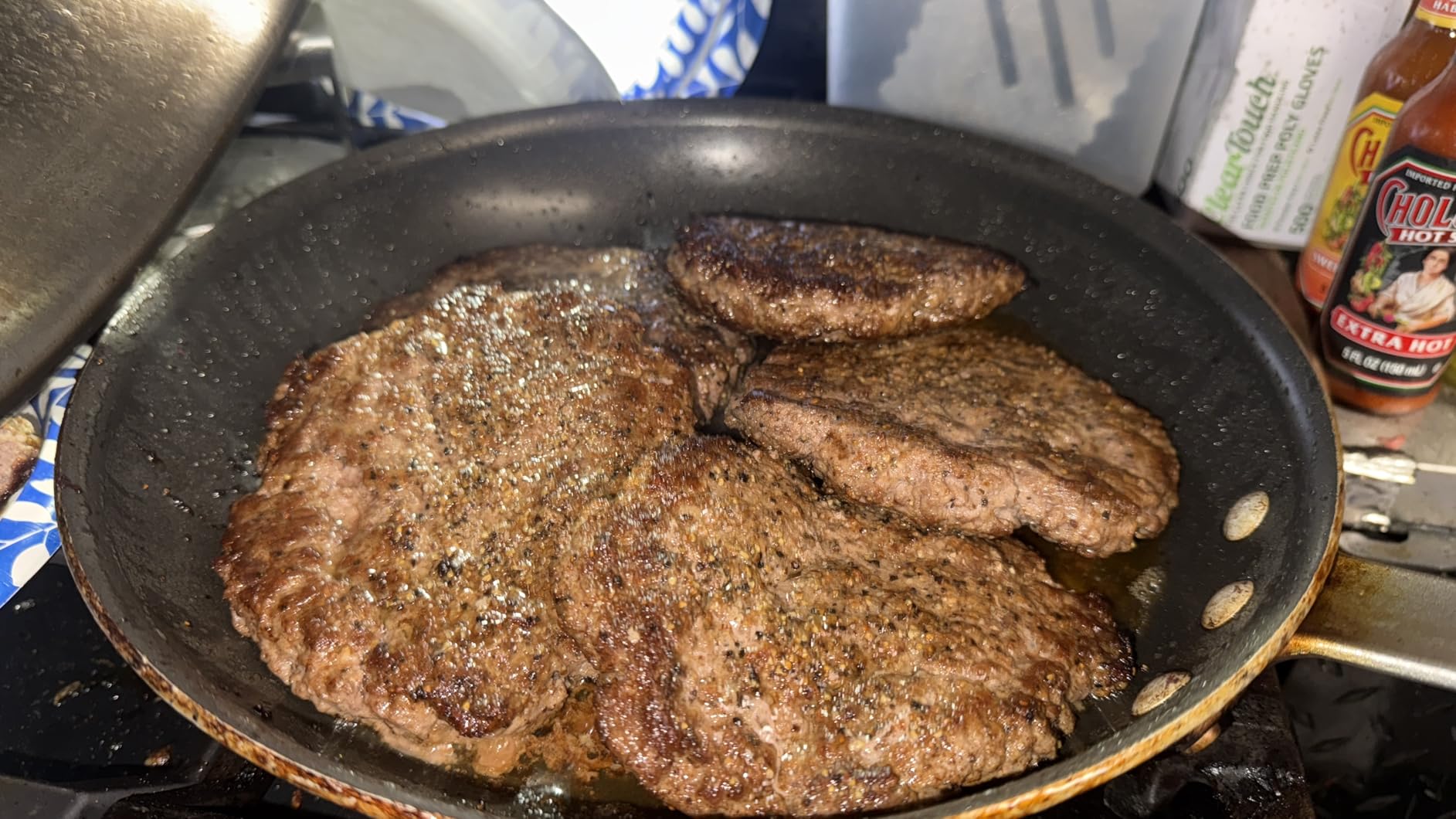 HULISEN Smashed Burger Kit, Stainless Steel Burger Press & Grill Spatula customer photo 2
