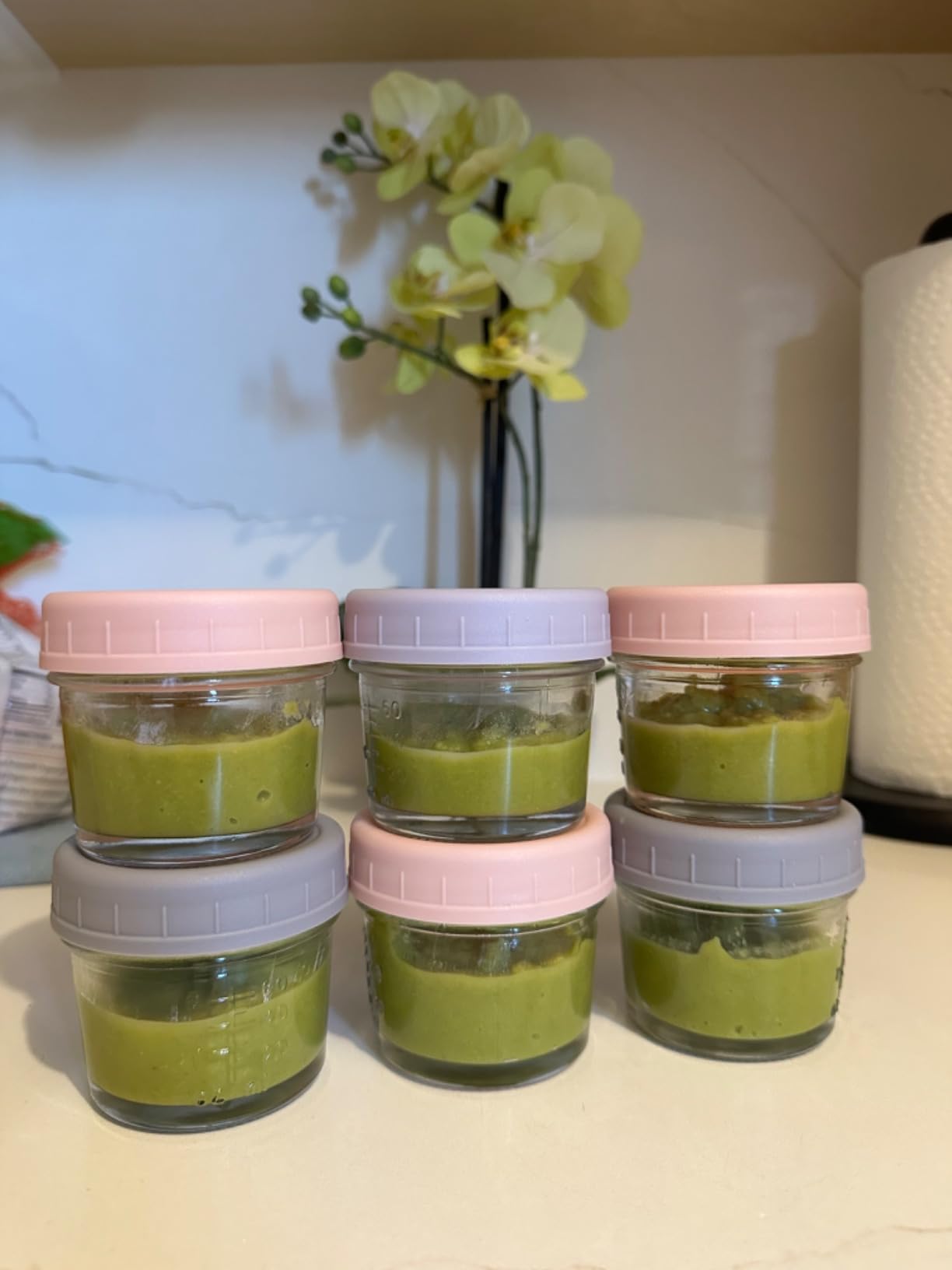 BEABA Babycook Solo 4 in 1 Baby Food Maker, Puree Steamer and Blender for Purees, Grinder with Auto Steam Cooking, Lrg Capacity 4.5 Cups 27 Servings in 20 Mins, Eucalyptus customer photo 1
