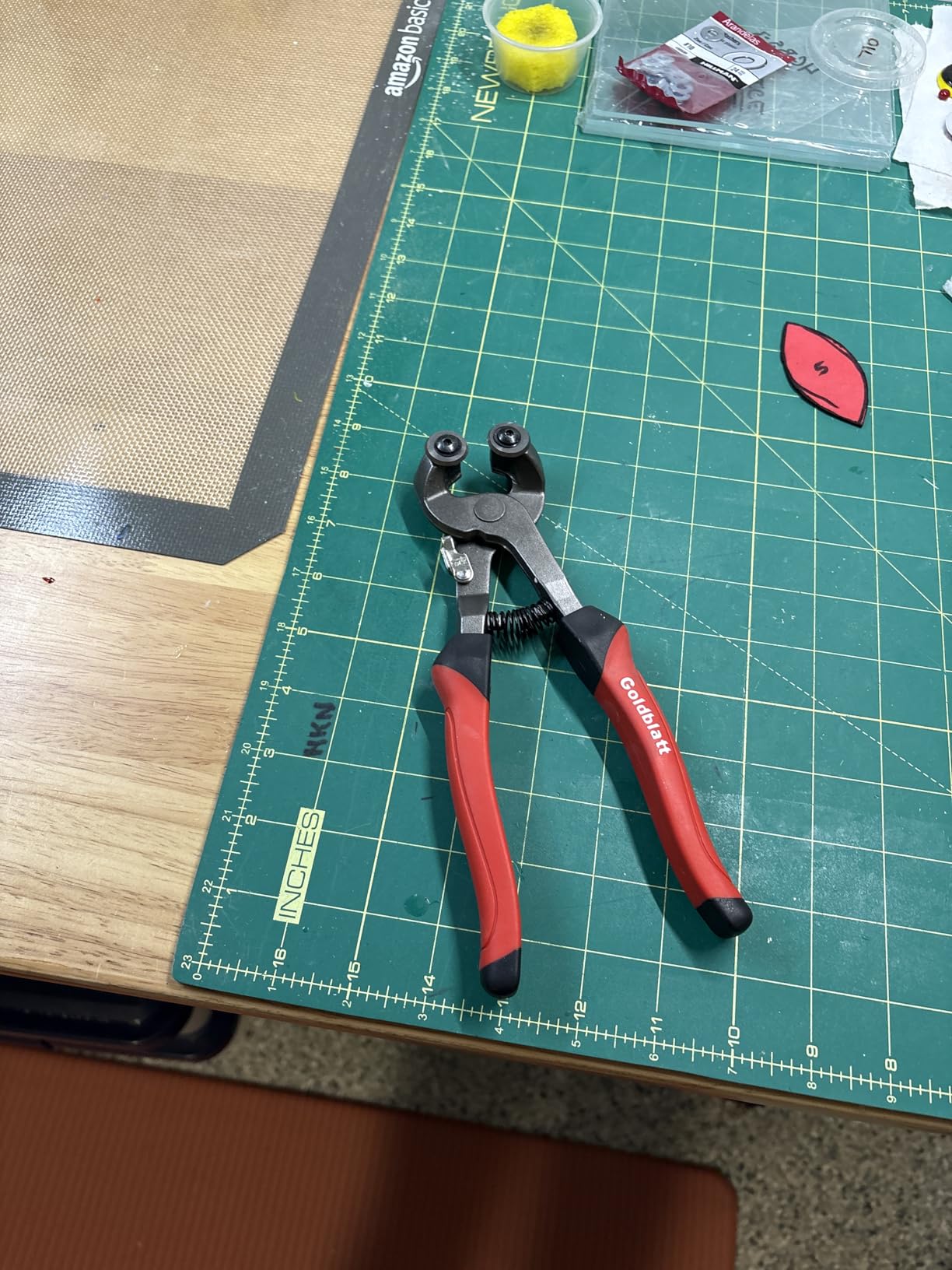 Goldblatt 2 Pieces Tile Nippers Set, Ceramic & Mosaic Cutter Tools customer photo 2