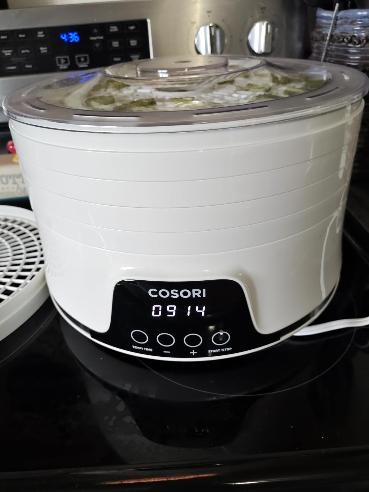Cosori Food Dehydrator, 5 BPA-Free Trays, 165°F Temperature Control, 350W | Expandable to 7 Trays, 48H Timer, for Jerky, Fruit, Herbs, Meat, Veggies and Dog Treats, 50-Recipes Book Included, White customer photo 1
