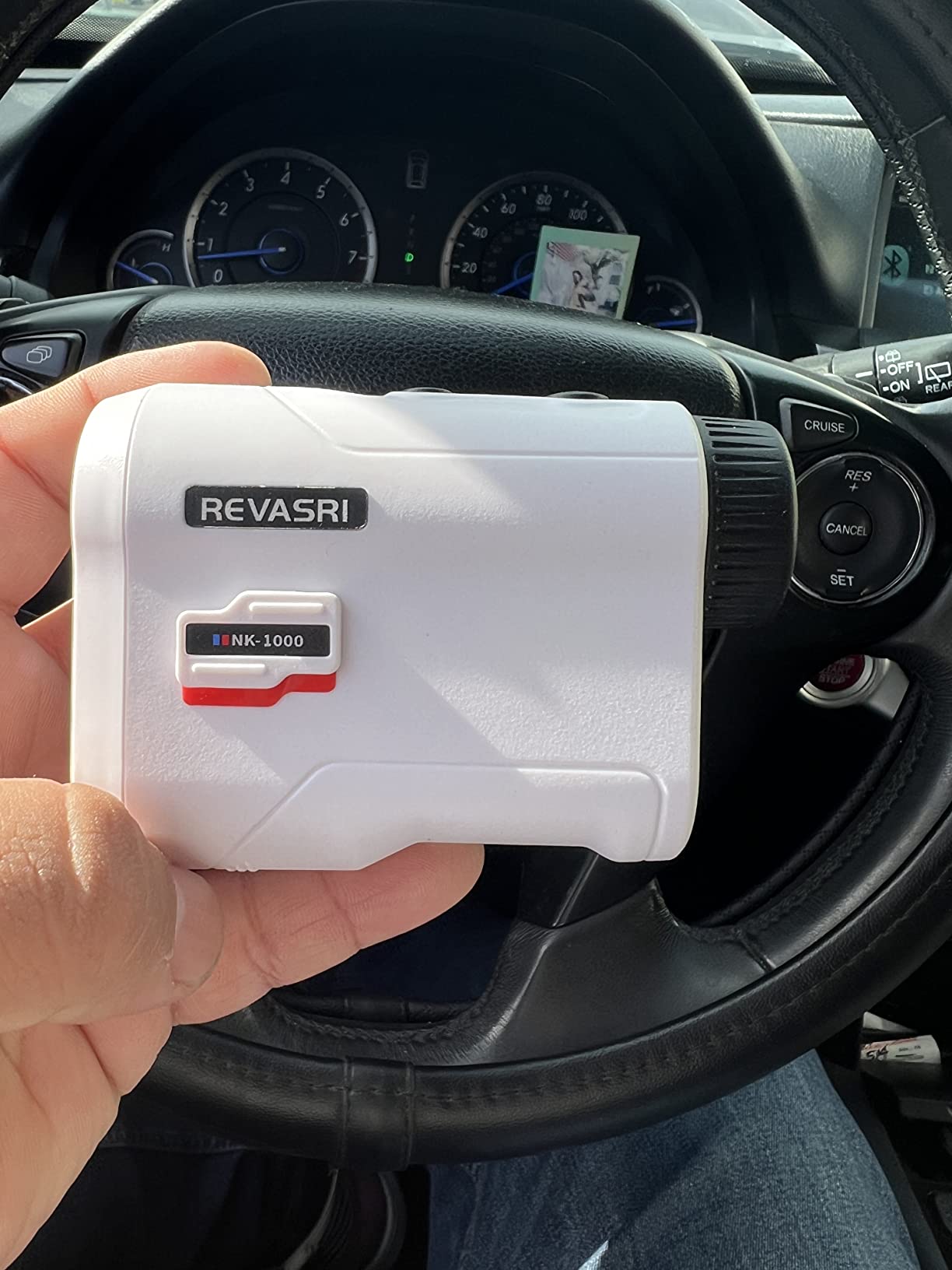 REVASRI Range Finder for Golf, Slope, Pin Lock Vibration 1000Y Rangefinder customer photo 1