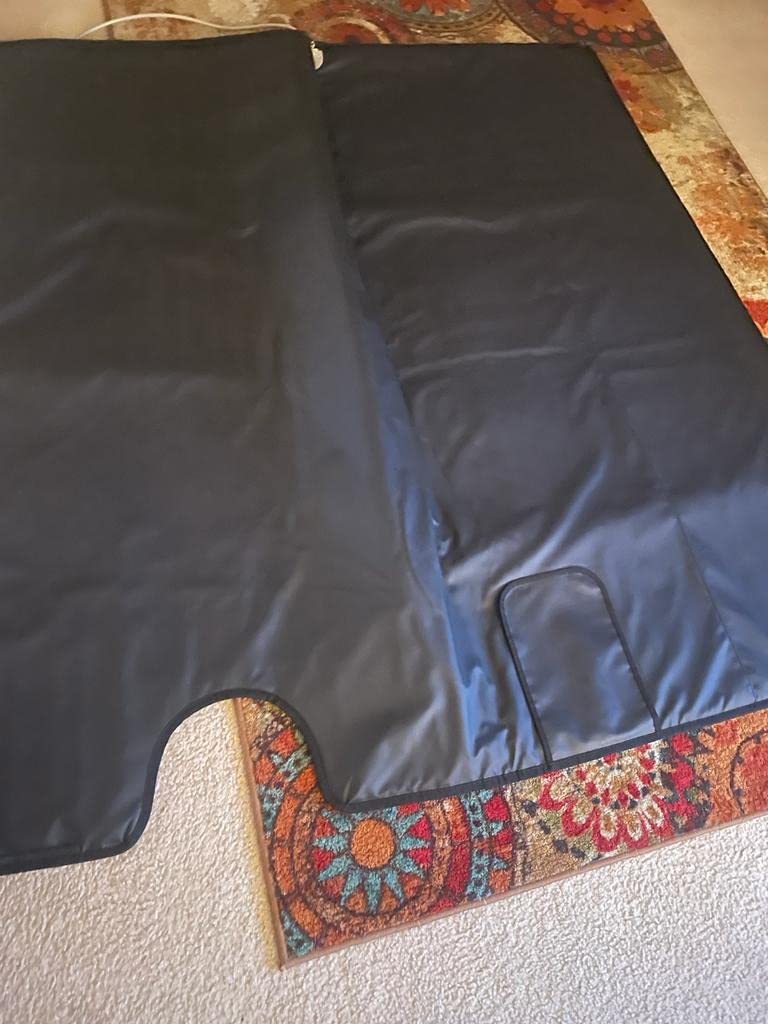 HigherDOSE Infrared Sauna Blanket with Low EMF for Personal Sauna at Home | Supports Full Body Detox, Muscle Recovery & Glowing Skin, Low EMF, 9 Temp Levels, Portable Home Sauna Spa Experience customer photo 1
