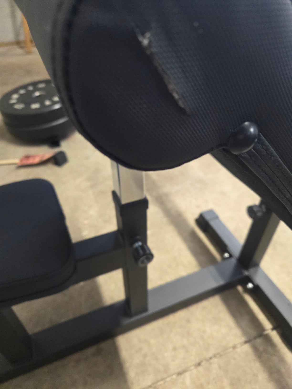 Titan Fitness Adjustable Preacher Curl Weight Station, 250 LB Capacity, Adjustable Bench Seat, Adjustable Arm Rest, Durable Bar Catches, Seated Home Gym Barbell and Dumbbell Biceps Station customer photo 1