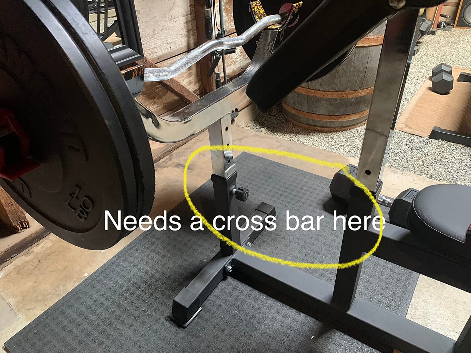 Titan Fitness Adjustable Preacher Curl Weight Station, 250 LB Capacity, Adjustable Bench Seat, Adjustable Arm Rest, Durable Bar Catches, Seated Home Gym Barbell and Dumbbell Biceps Station customer photo 2