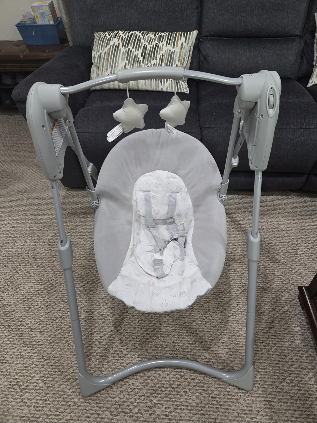Graco Slim Spaces Compact Baby Swing, Reign customer photo 2