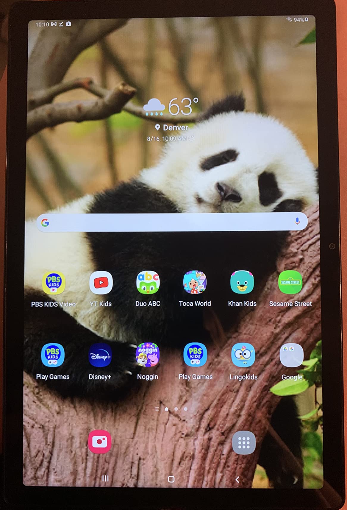 Samsung Galaxy Tab A8 10.5” 64GB Android Tablet, LCD Screen, Kids Content, Smart Switch, Expandable Memory, Long Lasting Battery, Fast Charging, US Version, 2022, Pink Gold customer photo 1