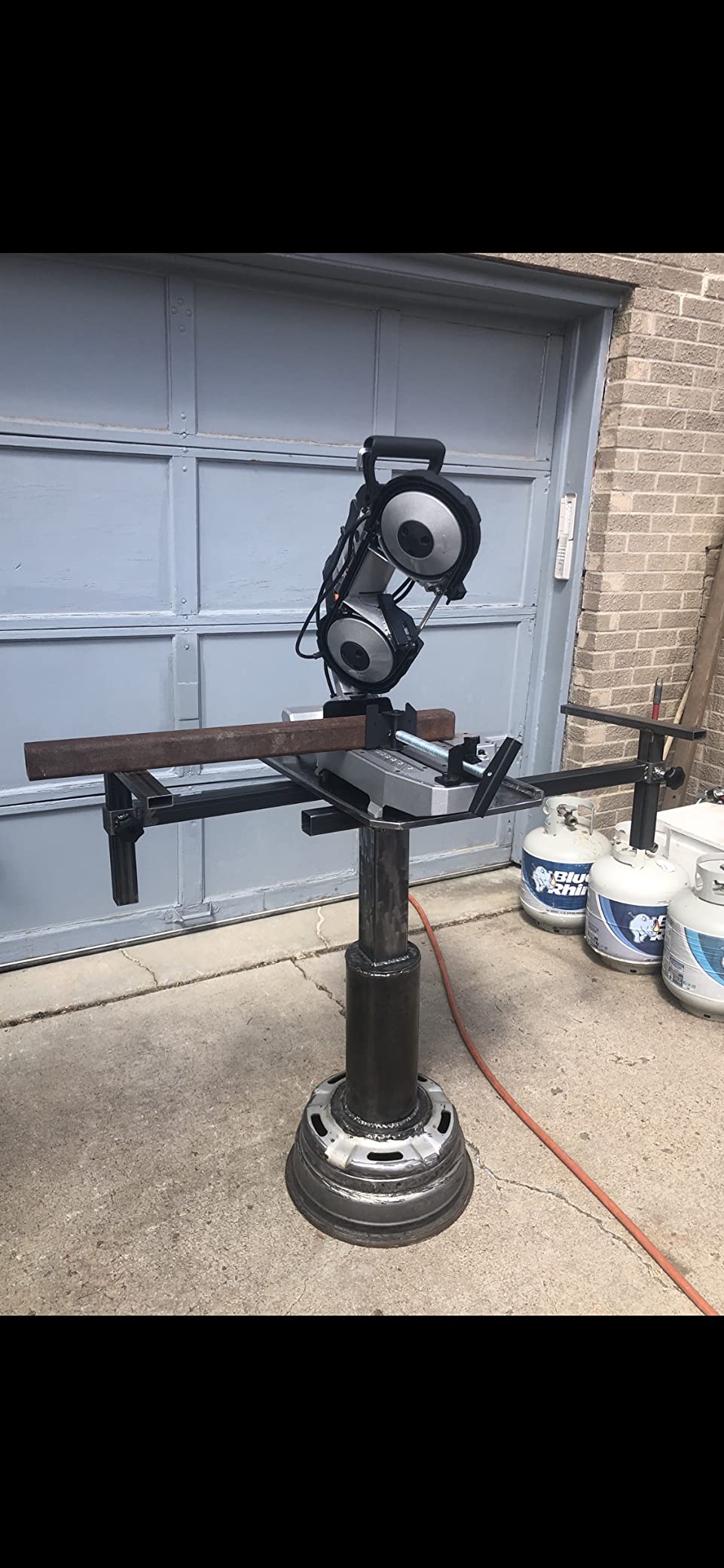 MAXXT Band Saw with Lightweight Aluminum Base, 10 Amp 5 Inch Deep Cut Bandsaw, Variable Speed Handheld Automatic Multipurpose Cut with Carrying Wheels Portable Metal Saw, Band Saws for Metal Wood customer photo 2