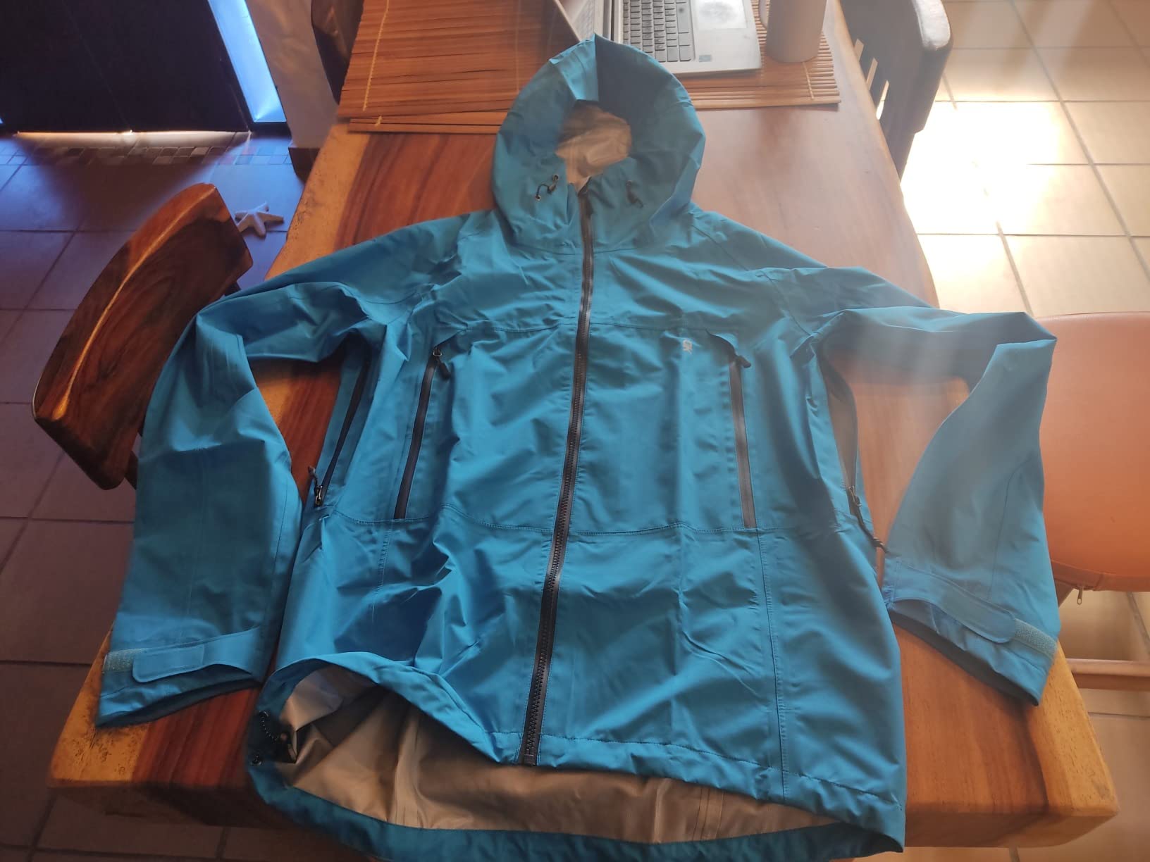 Little Donkey Andy Men's High-performance 3L Hard Shell Waterproof Rain Jacket Breathable Rain Gear for Hiking,Travelling customer photo 1