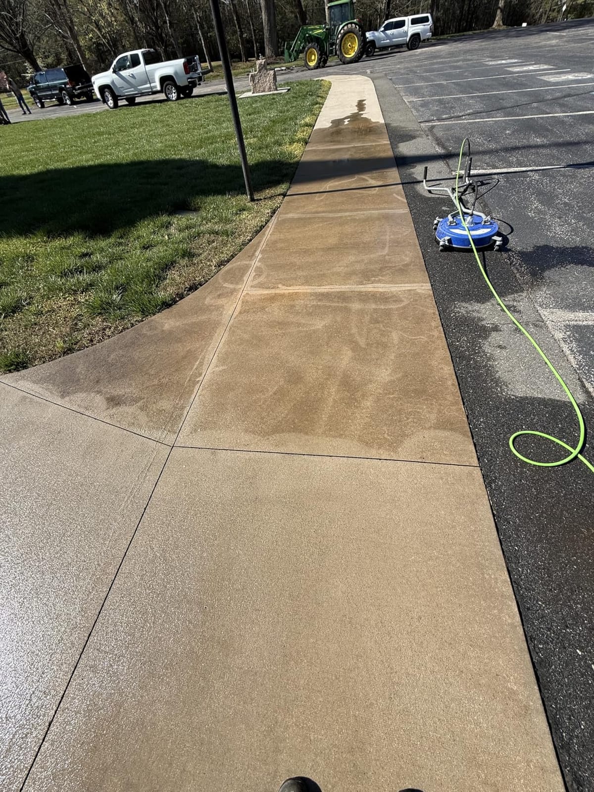 MEKOH 20” Heavy-Duty Pressure Washer Surface Cleaner with Wheels, 4500PSI customer photo 1
