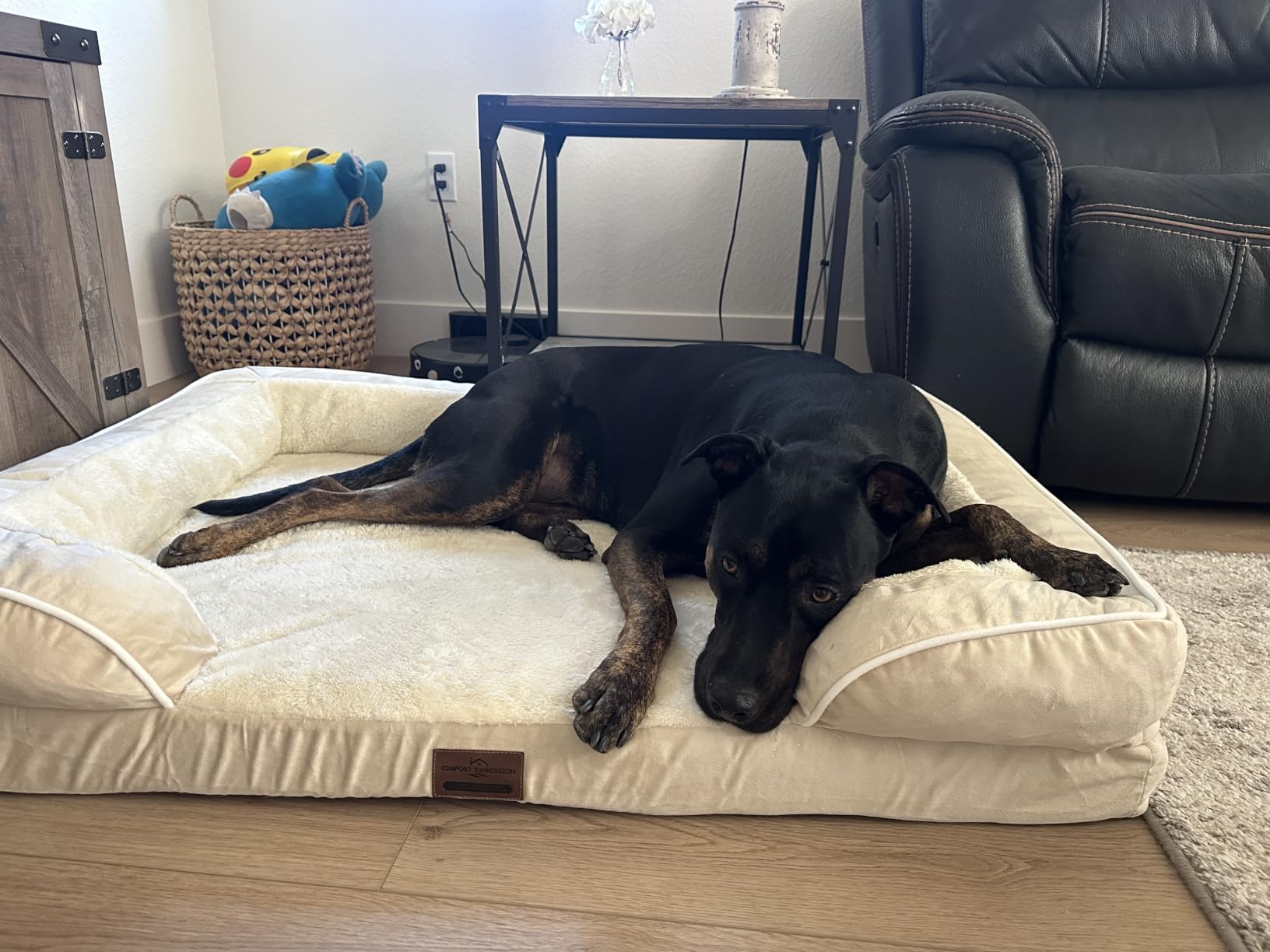 Comfort Expression Waterproof Orthopedic Dog Bed for Extra Large Dogs customer photo 1