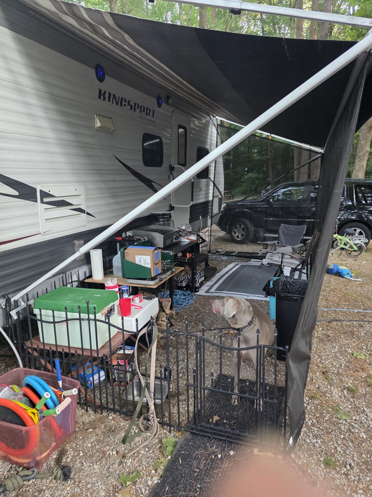 RV Awning Mesh Sun Shade Screen for Motorhome Camper Trailer Sunshade customer photo 1
