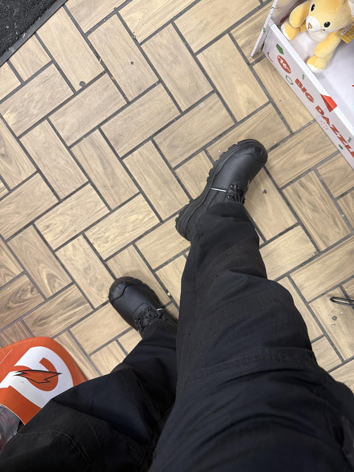 DRKA Water Resistant Steel Toe Work Boots For Men,6'' EH-Rated Safety Boots customer photo 1