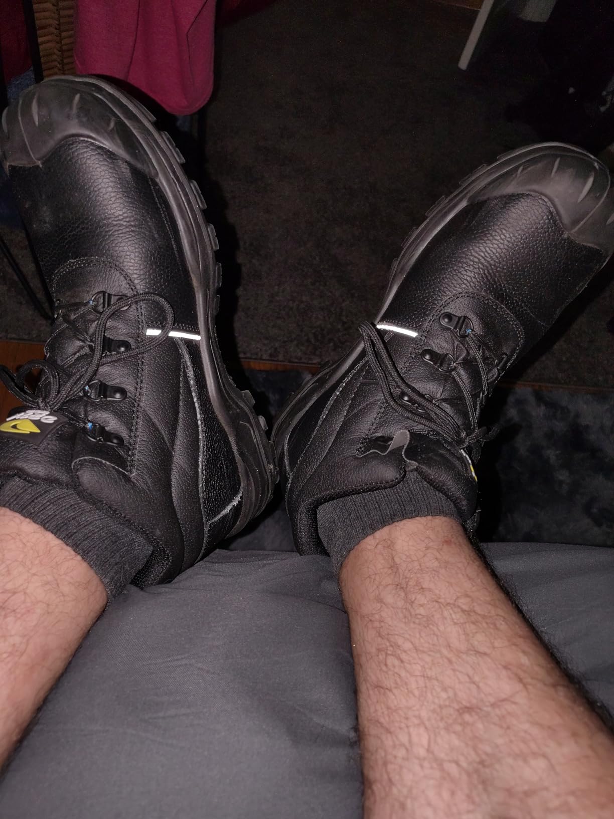 DRKA Water Resistant Steel Toe Work Boots For Men,6'' EH-Rated Safety Boots customer photo 2