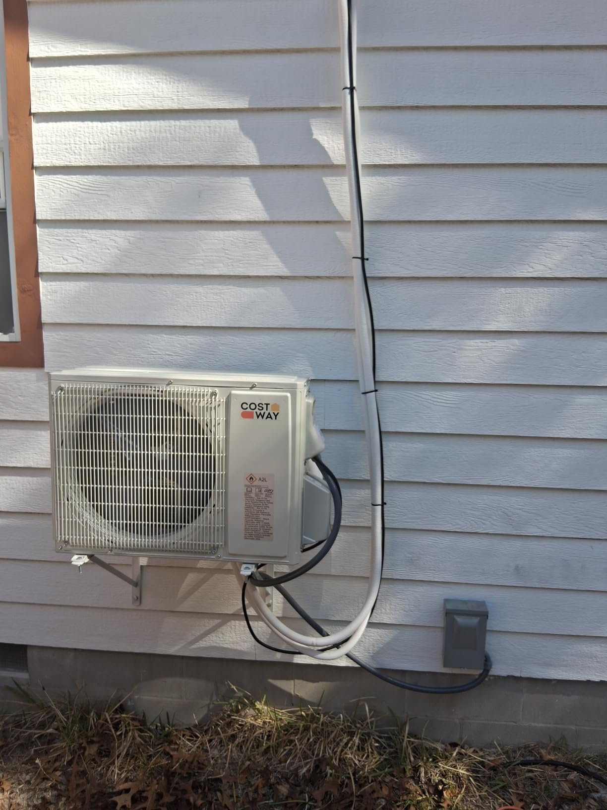 COSTWAY 12000BTU Mini Split Air Conditioner& Heater | 20 SEER2 115V Wall-Mounted Ductless AC Cools up to 750 Sq. Ft, Energy Efficient Inverter AC with Heat Pump customer photo 1
