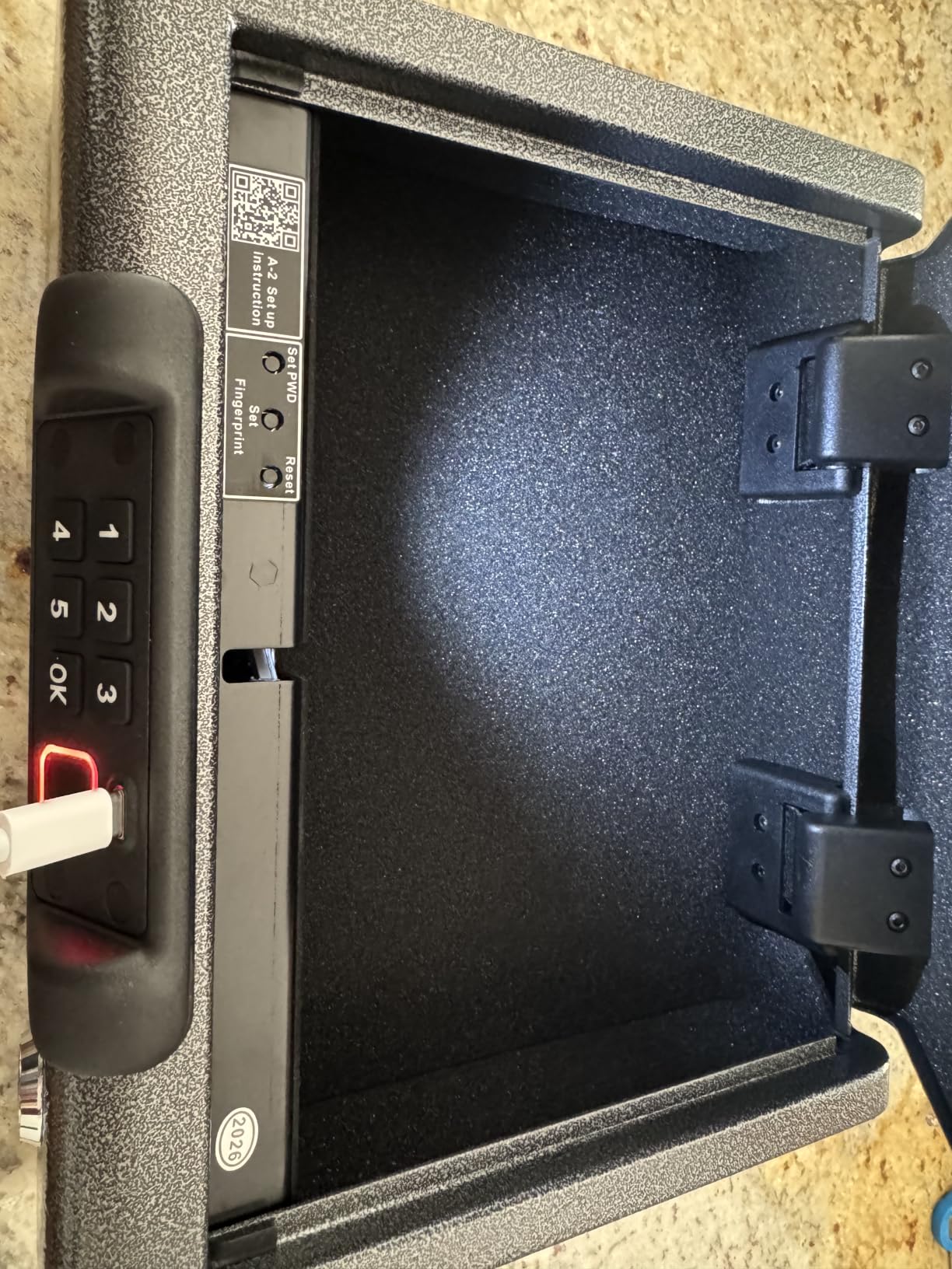 BILLCONCH Gun Safe,Biometric Fingerprint Gun Safe for Handgun Pistol Safes customer photo 2