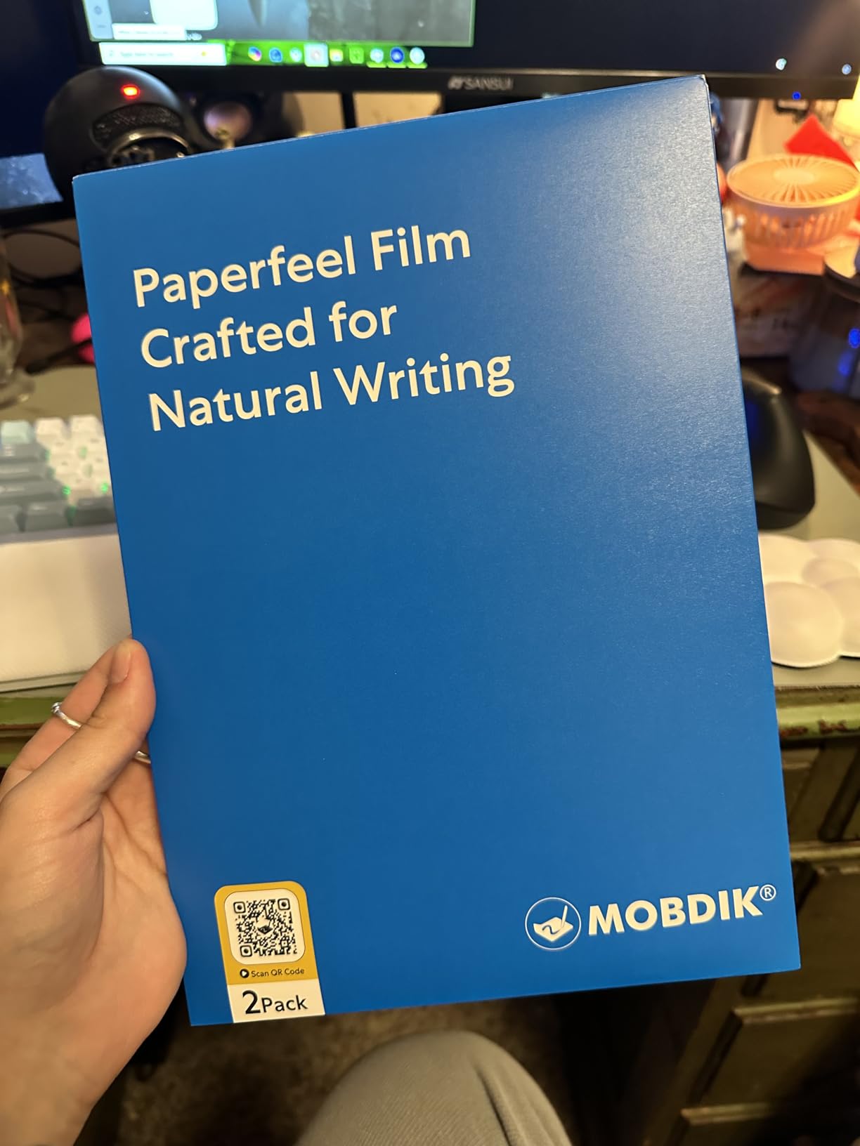 MOBDIK Paperfeel Screen Protector for iPad A16 11th/10th & iPad Air 11 | M4/M3/M2, 2 Pack Matte Film Crafted for Natural Writing, Anti Glare, Touch Sensitivity customer photo 1