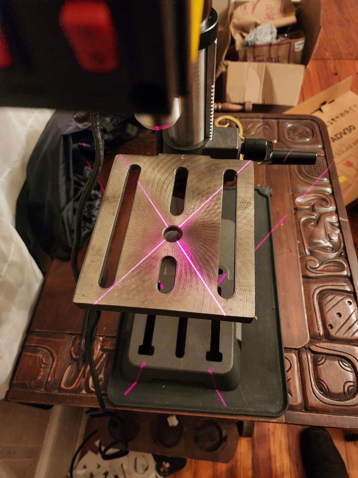 SKIL 6.2 Amp 10 In. 5-Speed Benchtop Drill Press with Laser Alignment & Work Light - DP9505-00 customer photo 1