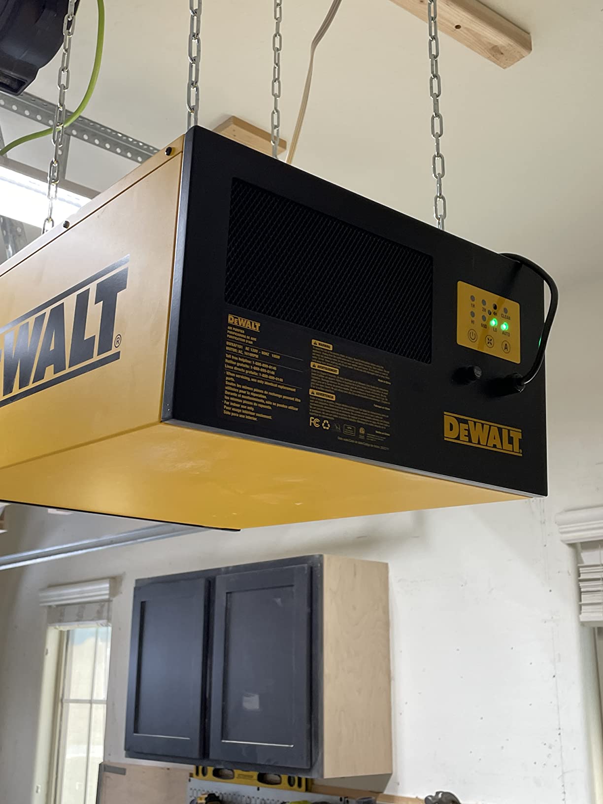 DEWALT Air Filtration System Dust Collector for Woodworking DWXAF101 customer photo 1