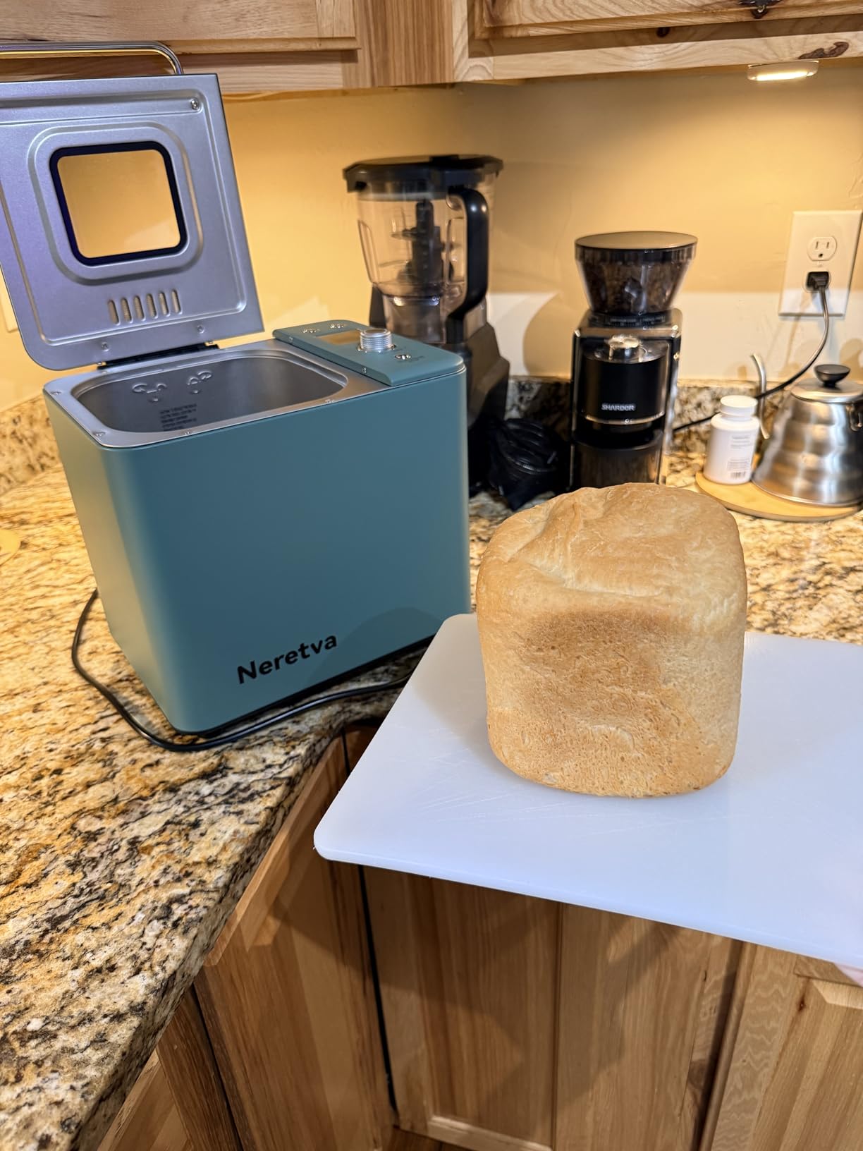 Neretva Bread Maker 20-in-1 2LB Bread Machine with Dual Heater, Light Green customer photo 2